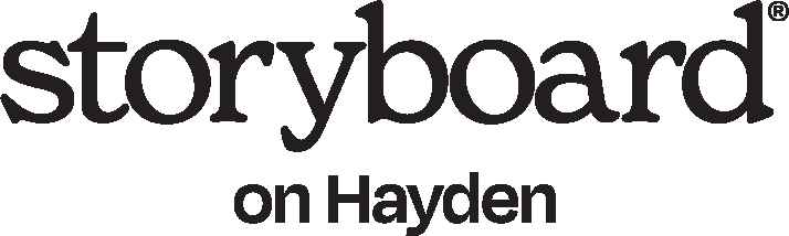 Storyboard on Hayden logo